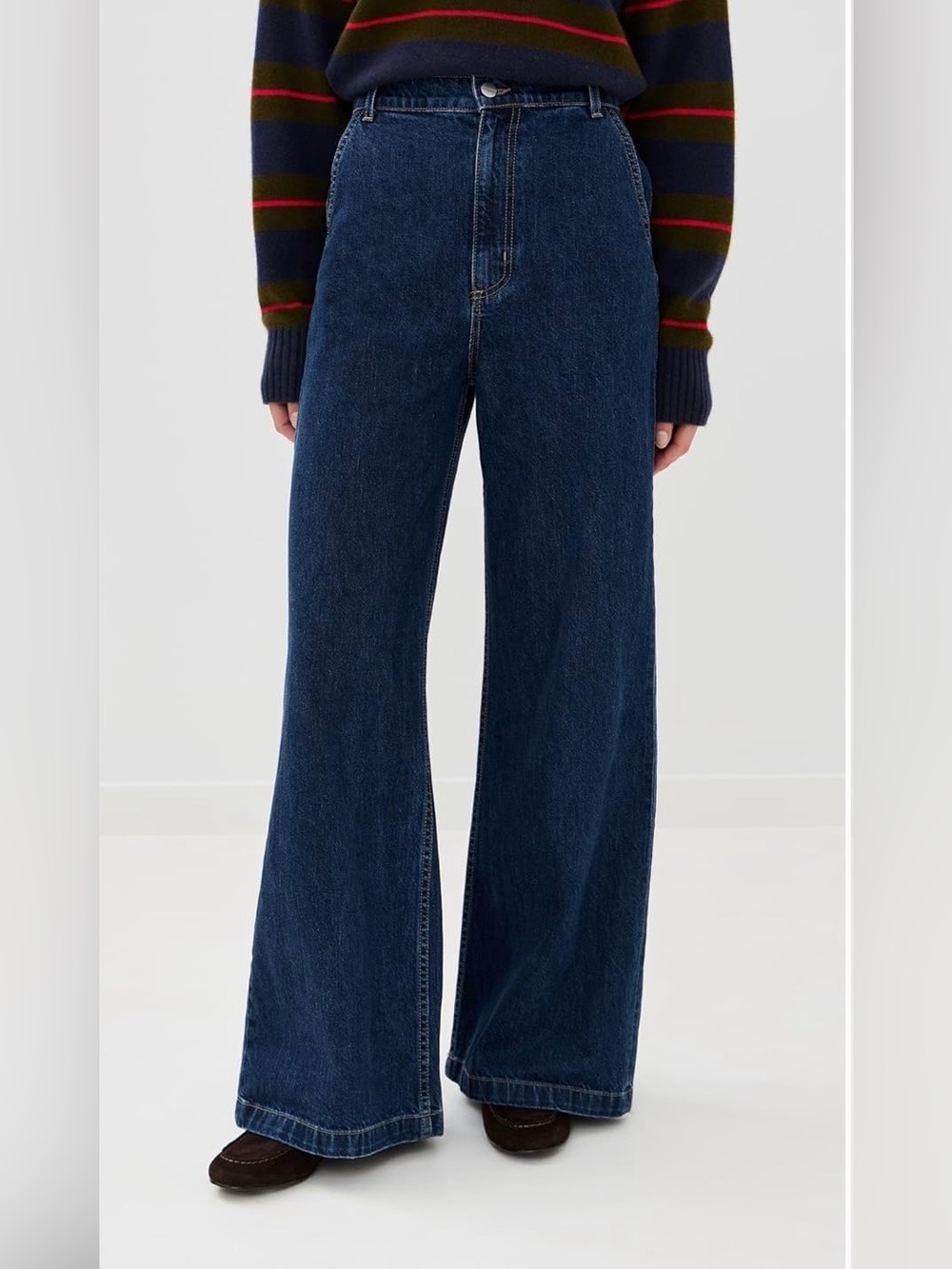 TWP McDougal St Wide-Leg Denim Pants